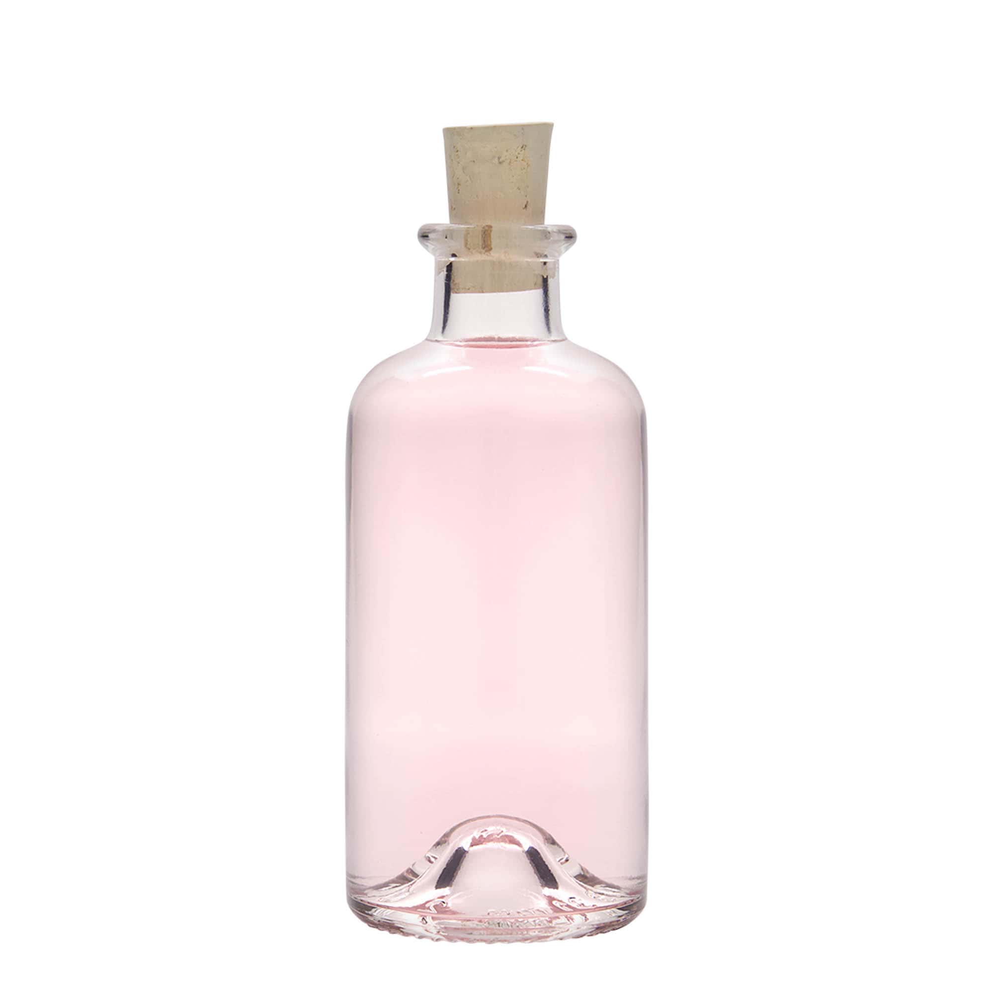 200 ml glasflaska apotekare, mynning: kork
