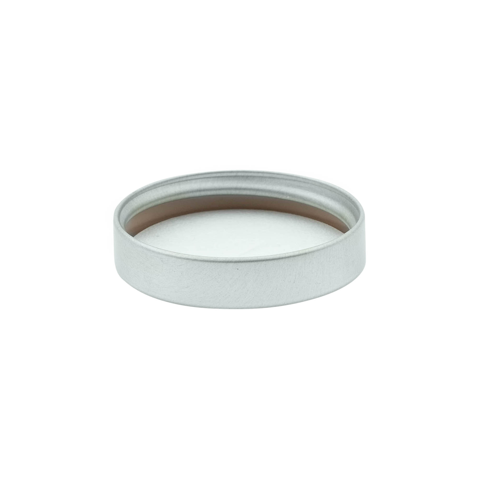 Skruvlock, metall, silver, för mynning: 45/400