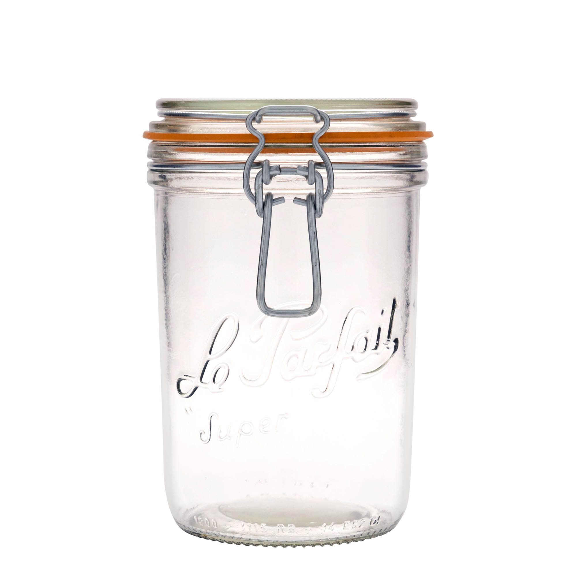 1.000 ml trågburksglas 'Le Parfait Super Terrine', öppning: trågburkslåsning 1.000 ml trågburksglas 'Le Parfait Super Terrine', öppning: trågburkslåsning