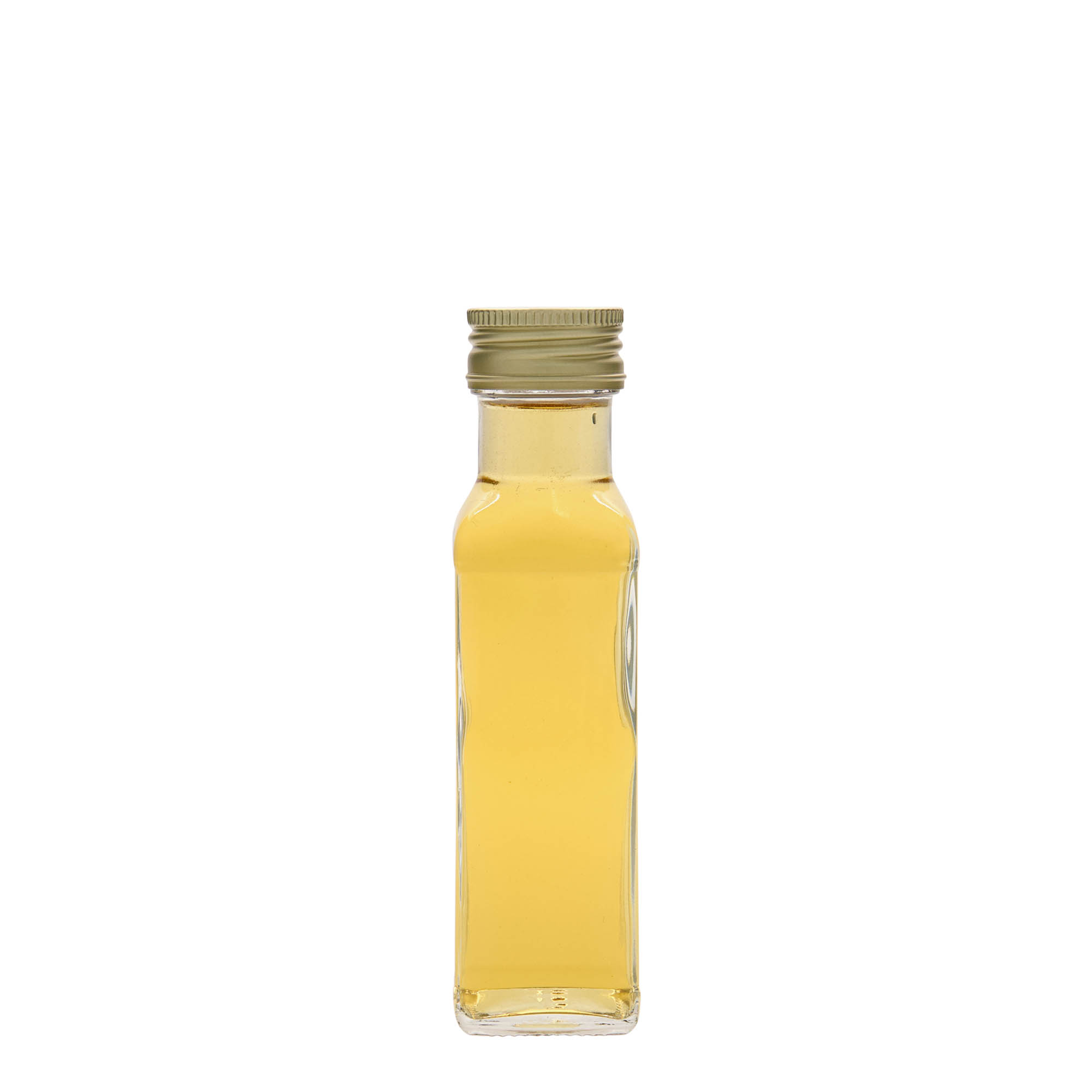 100 ml glasflaska 'Marasca', fyrkantig, öppning: PP 31,5