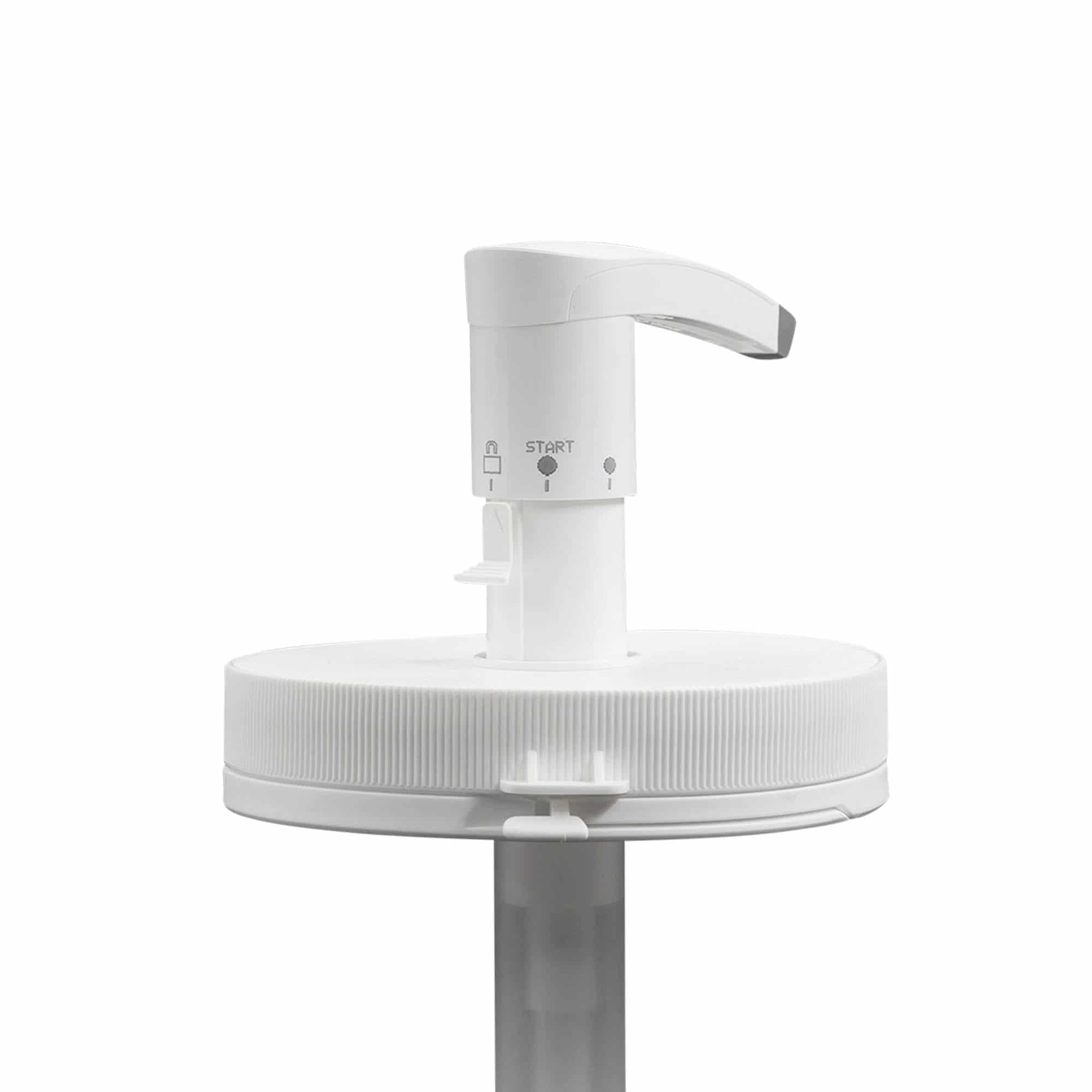 Dispenserpump för 1 240 ml 'Securibox', PE-plast, vit, för mynning: skruvkapsel