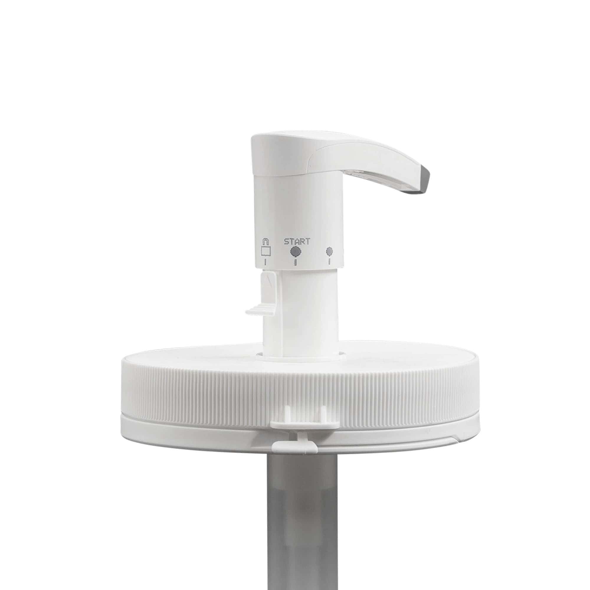 Dispenserpump för 1.240 ml 'Securibox', PE-plast, vit, för öppning: skruvlock