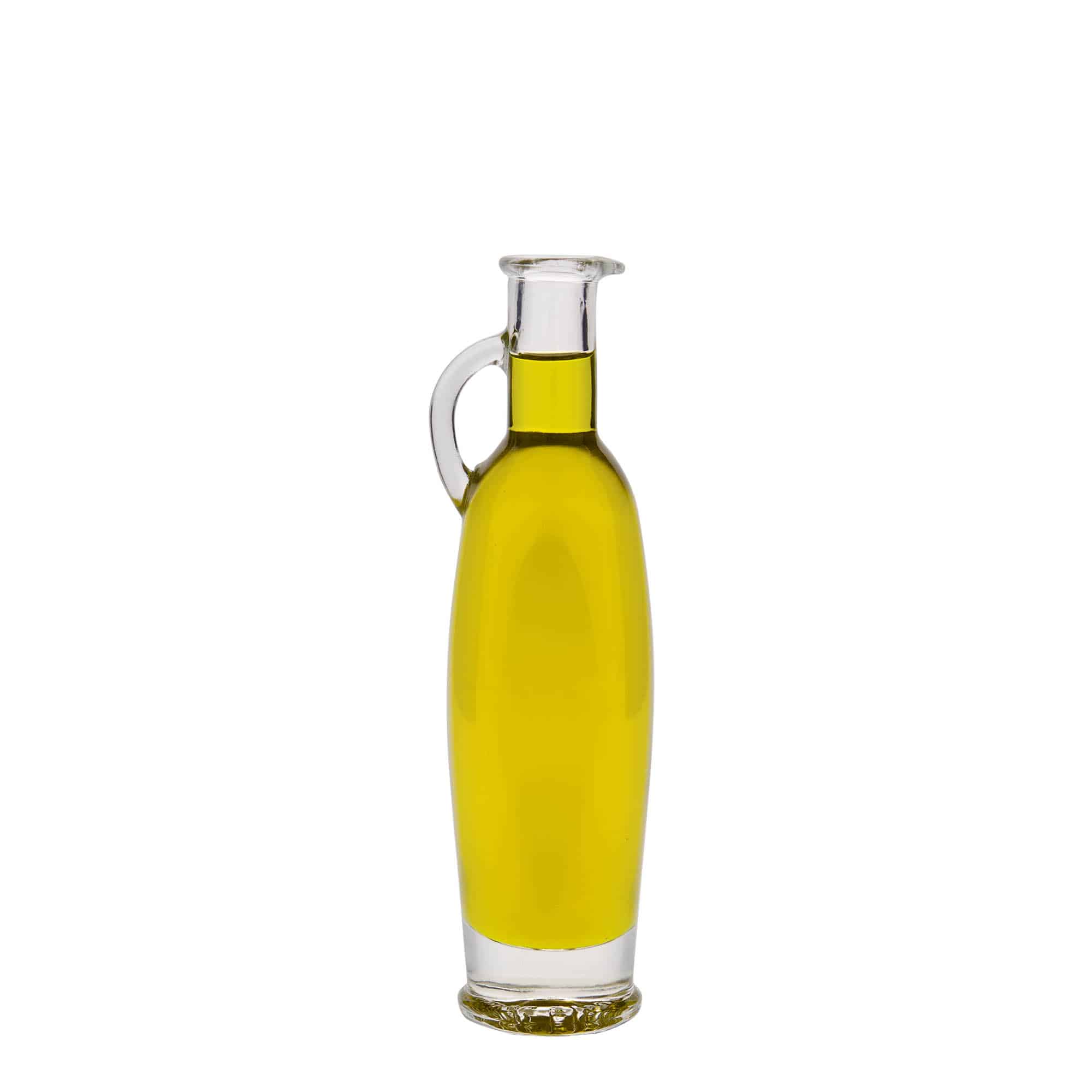100 ml glasflaska 'Eleganta', oval, mynning: kork