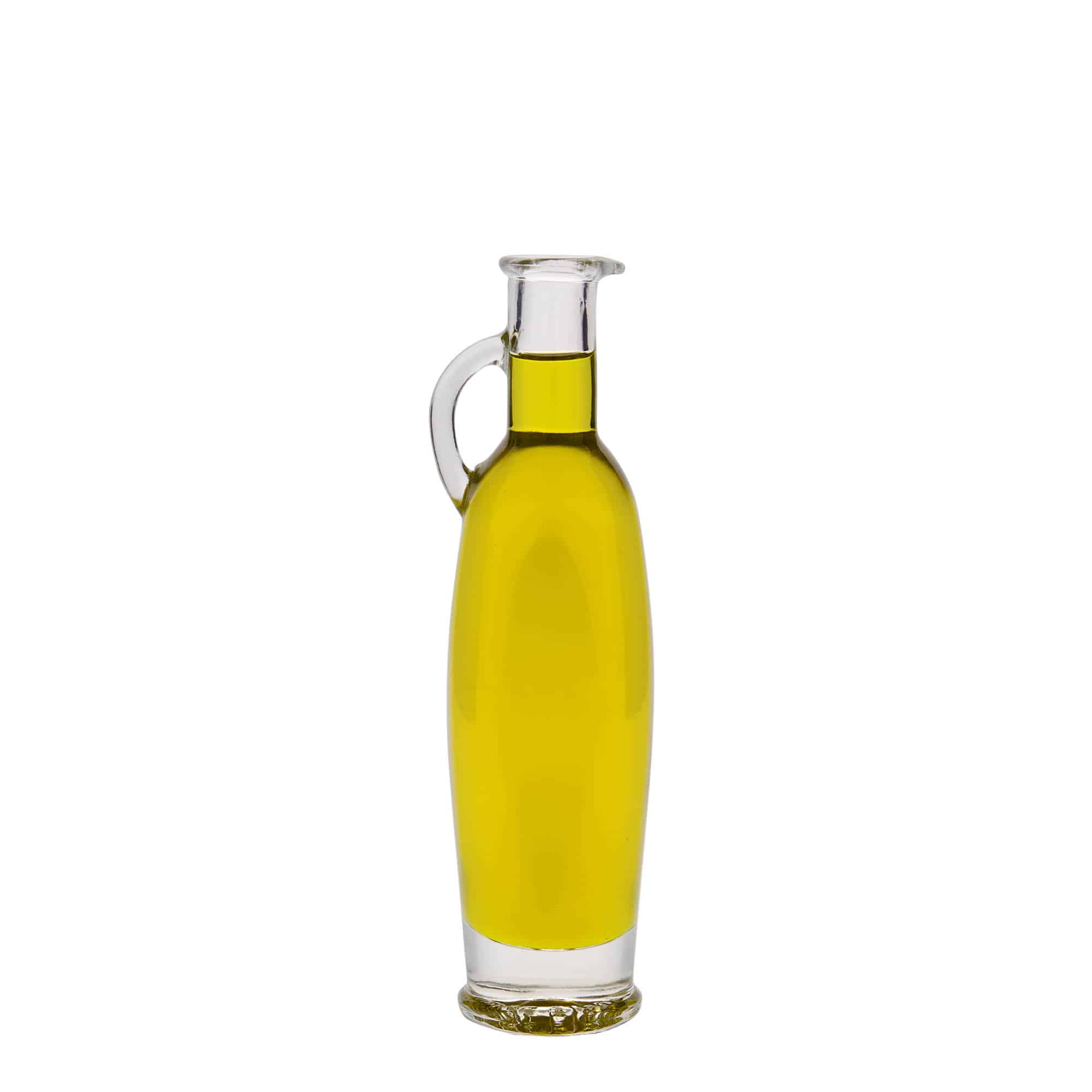 100 ml glasflaska 'Eleganta', oval, mynning: kork