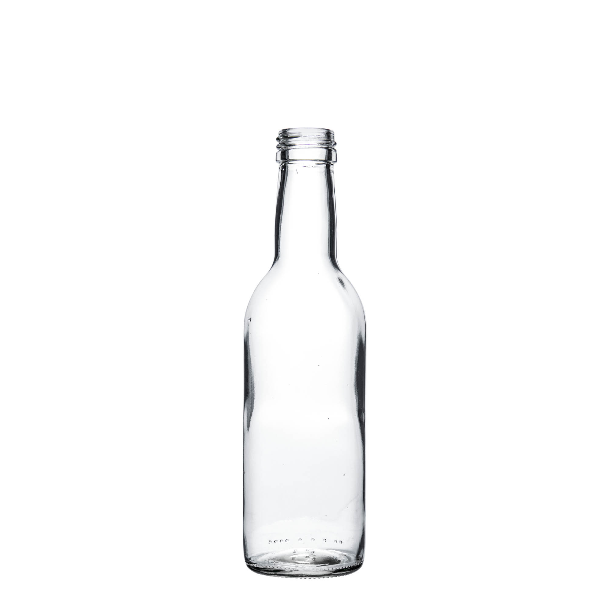 250 ml glasflaska 'Bordeaux', öppning: PP 28