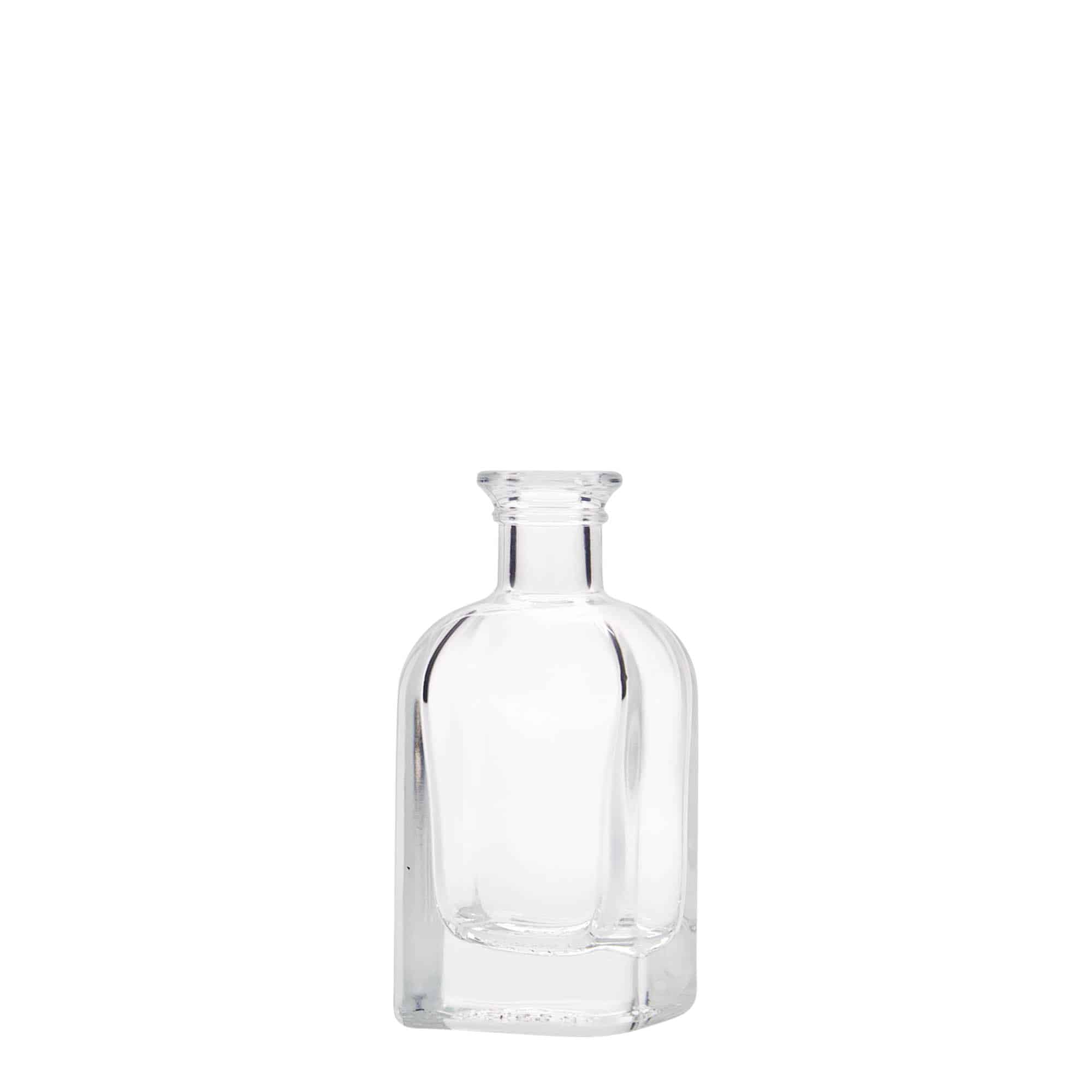 40 ml apoteksglasflaska Carré, kvadratisk, mynning: kork