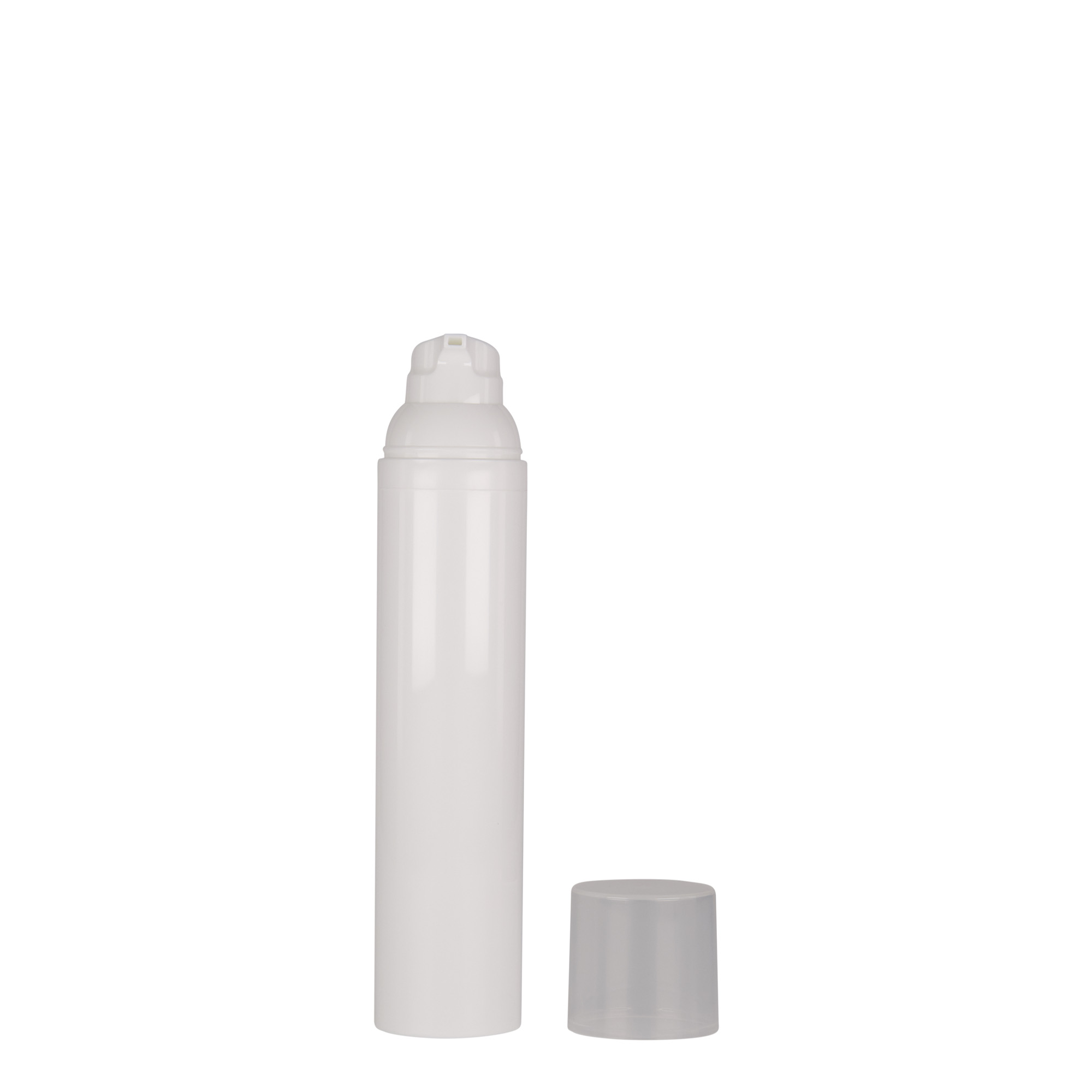 100 ml Airless-dispenser 'Mezzo', PP-plast, vit 100 ml Airless-dispenser 'Mezzo', PP-plast, vit