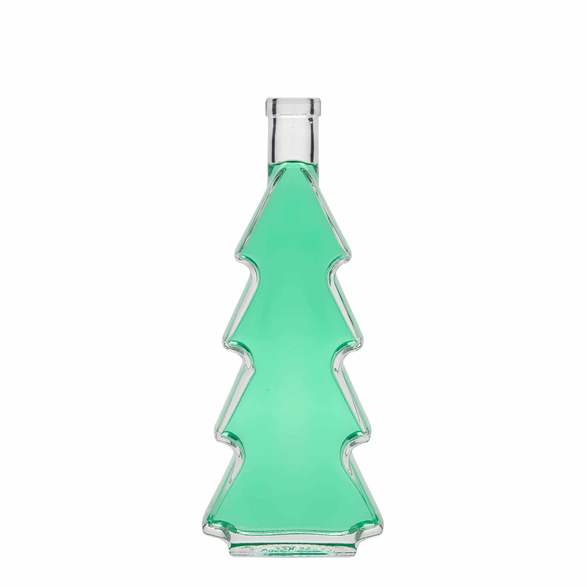 350 ml glasflaska 'Julgran', mynning: kork