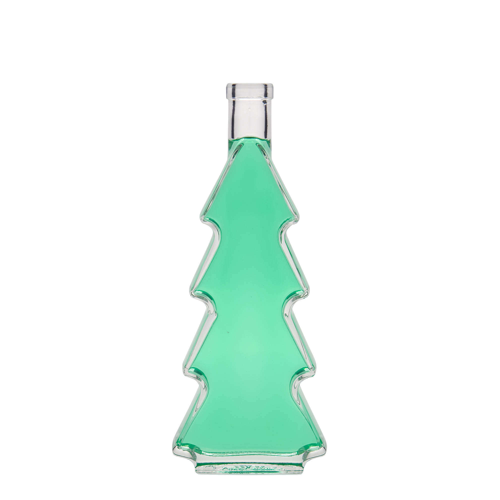 350 ml glasflaska 'Julgran', öppning: kork