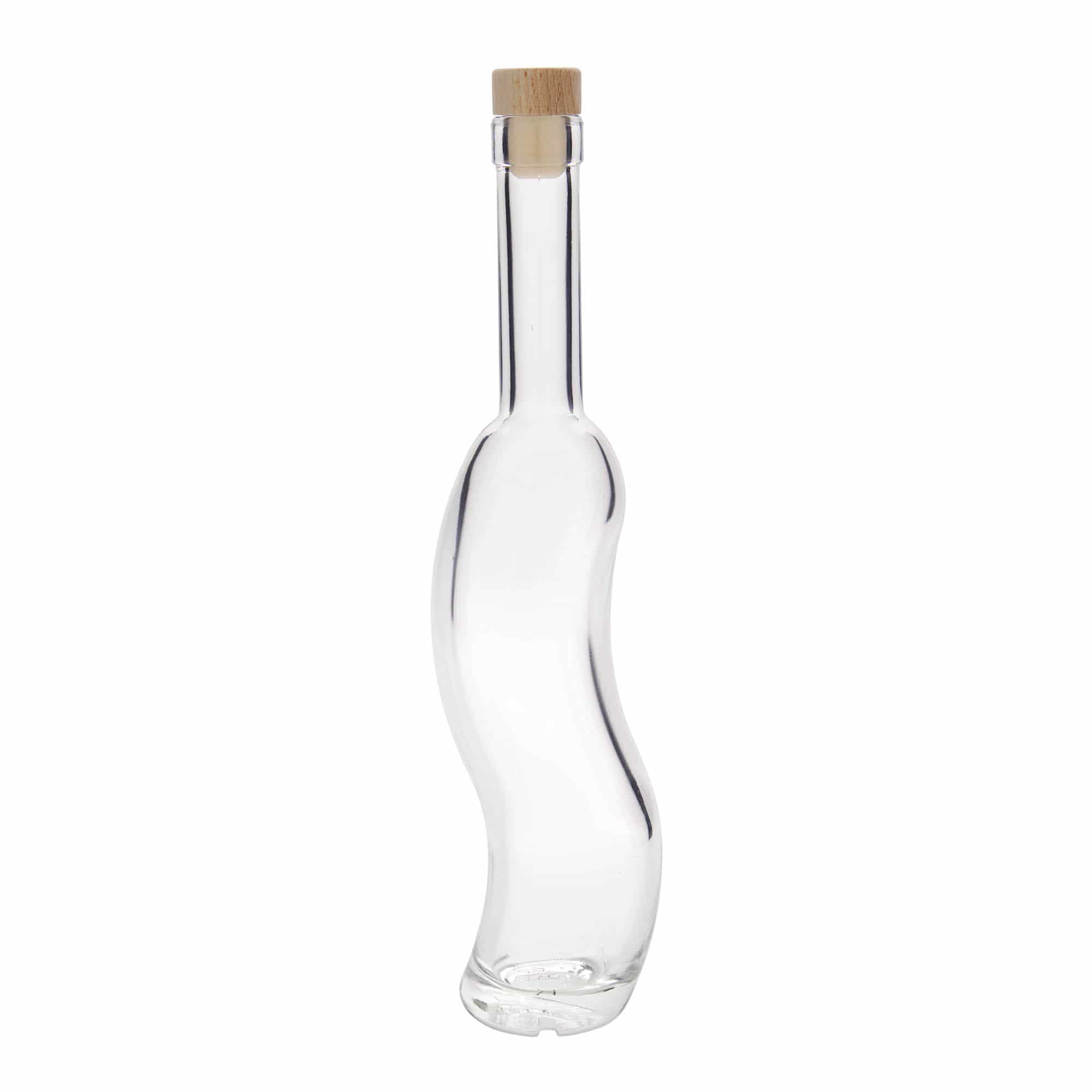 350 ml glasflaska 'La-Ola', halvrund, öppning: kork