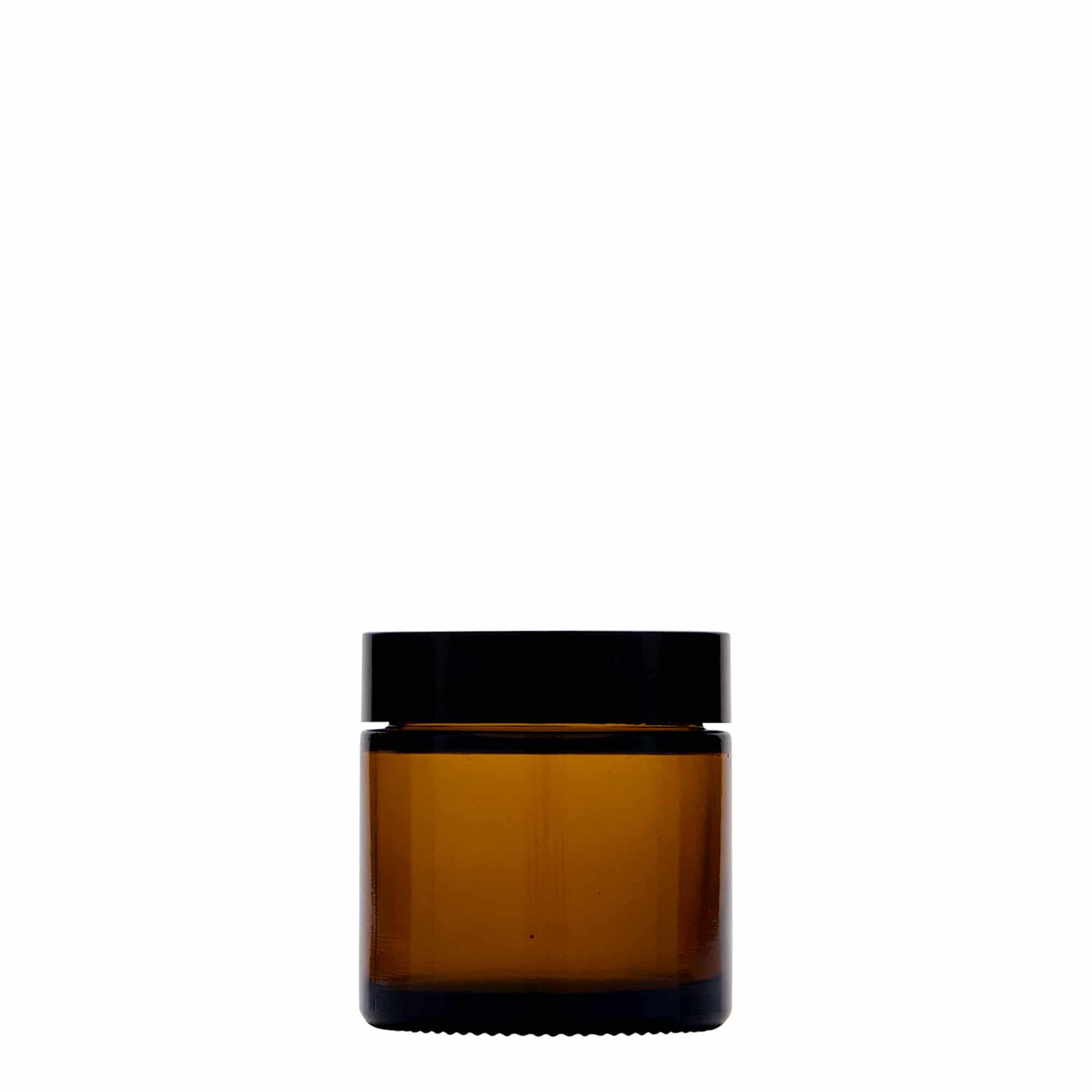 60 ml burk 'Brown Line', glas, brun, öppning: skruvlock