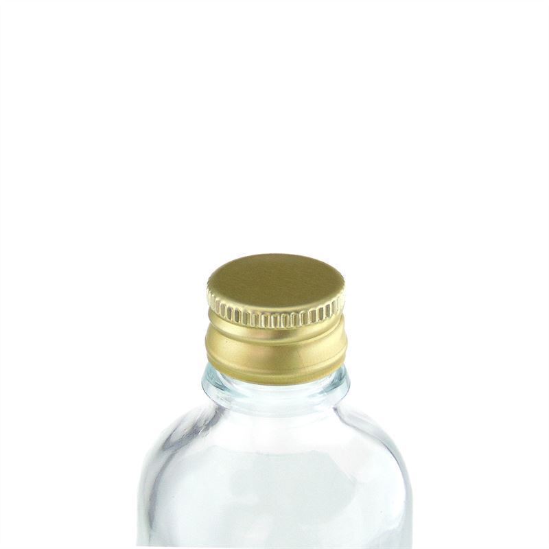 Skruvlock, metall, guld, för mynning: PP 18 Skruvlock, metall, guld, för mynning: PP 18