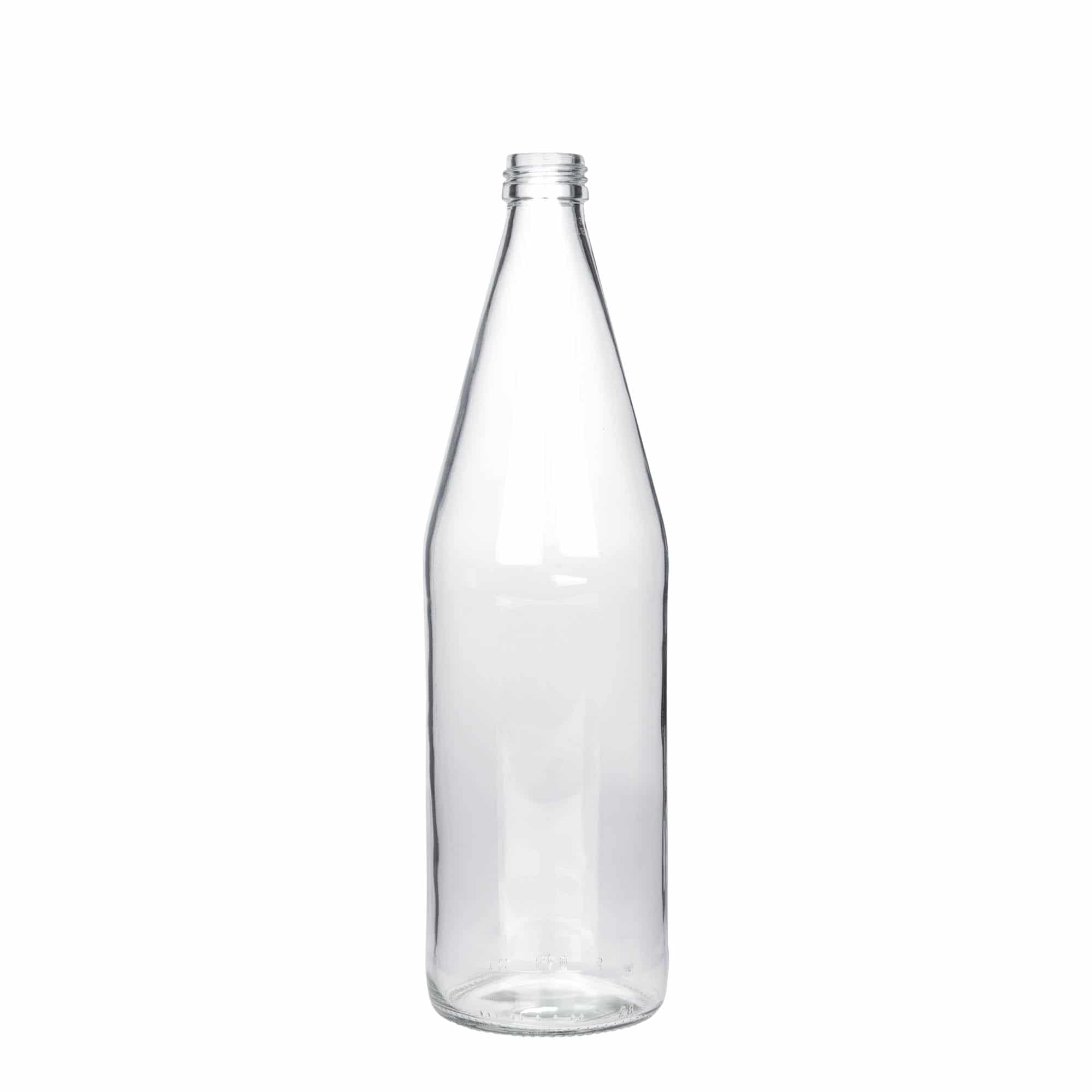 750 ml universalflaska morotsformad, glas, mynning: PP 28 750 ml universalflaska morotsformad, glas, mynning: PP 28