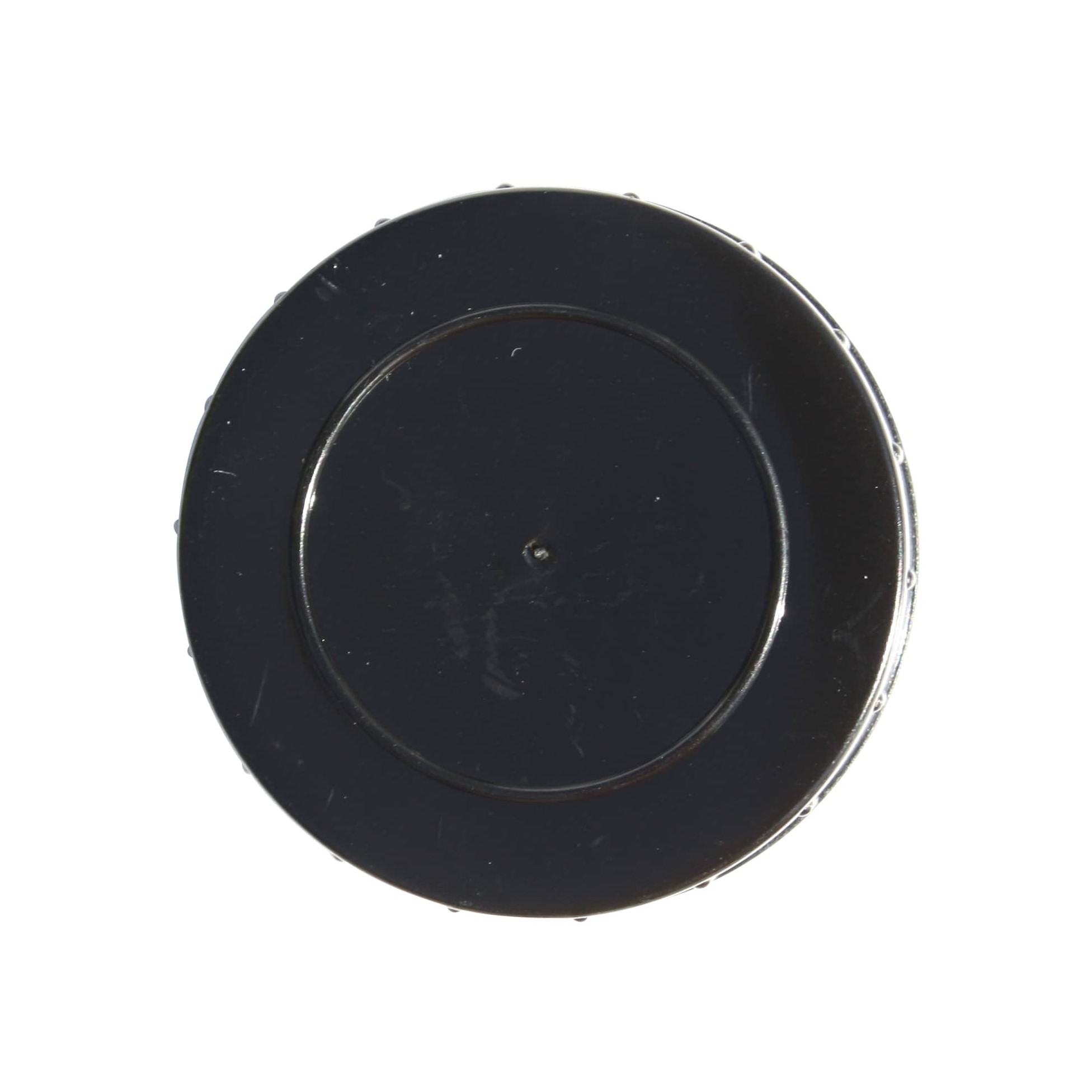 Skruvkapsel, PP-plast, svart för mynning: DIN 55