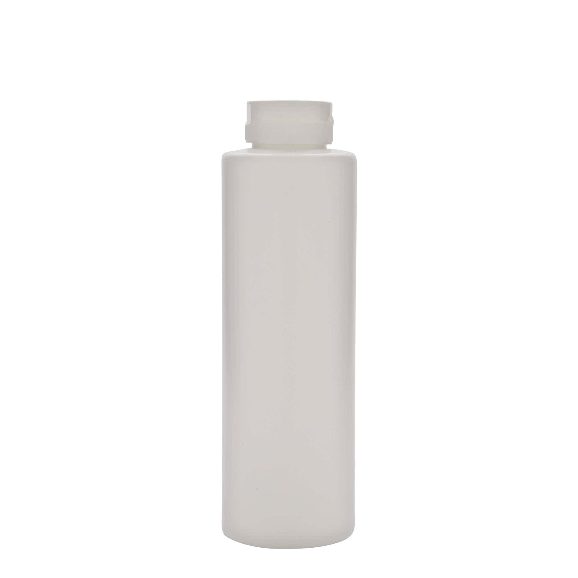 500 ml såsflaska, LDPE-plast, vit, öppning: 38/400