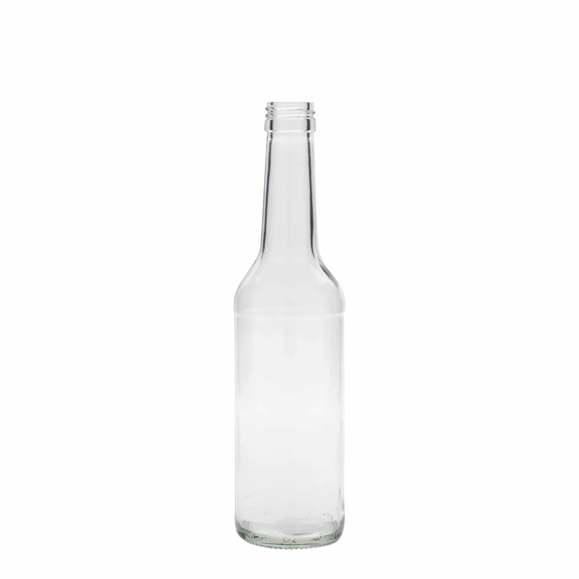 350 ml glasflaska rak hals, mynning: PP 28