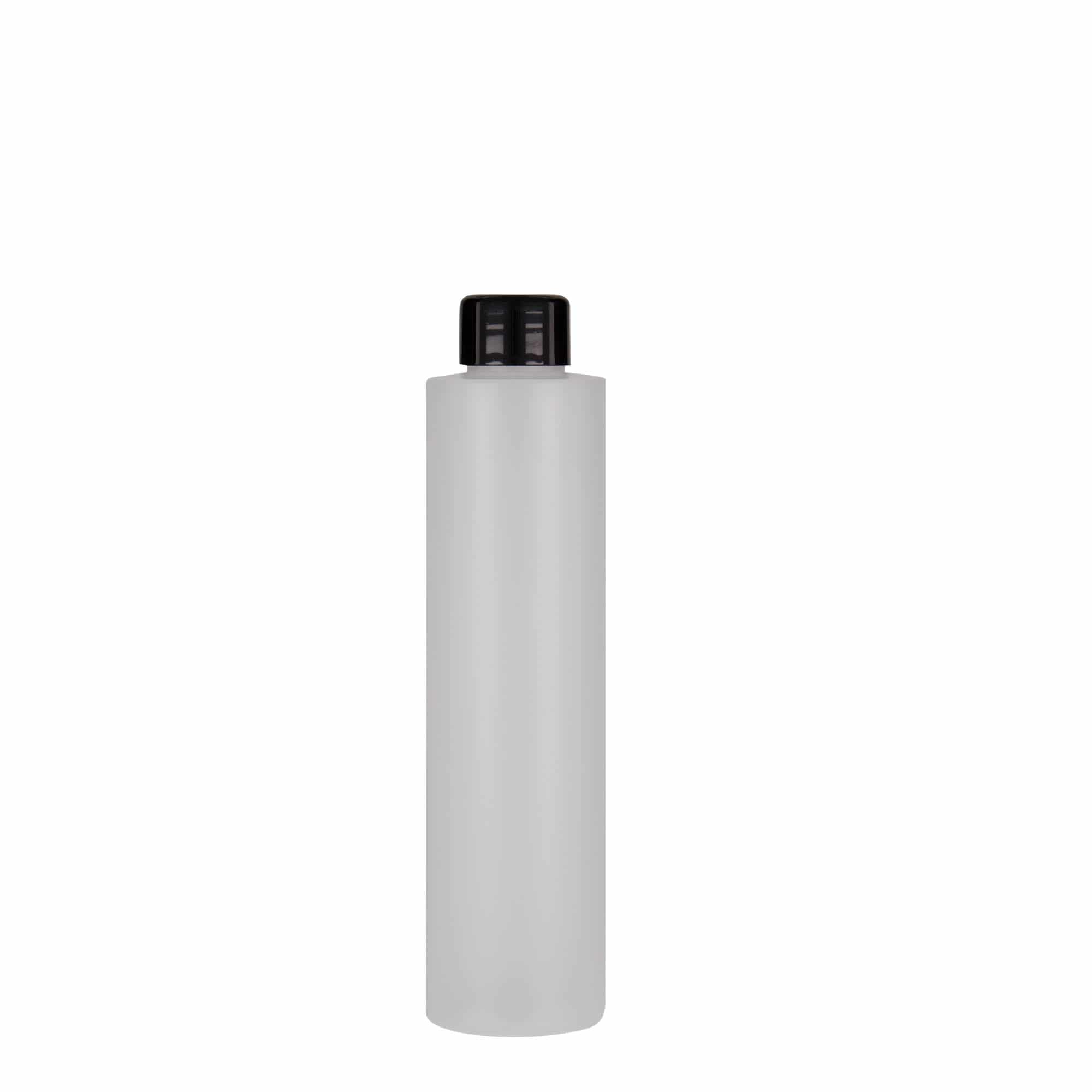 200 ml plastflaska 'Pipe', HDPE, natur, öppning: 24/410