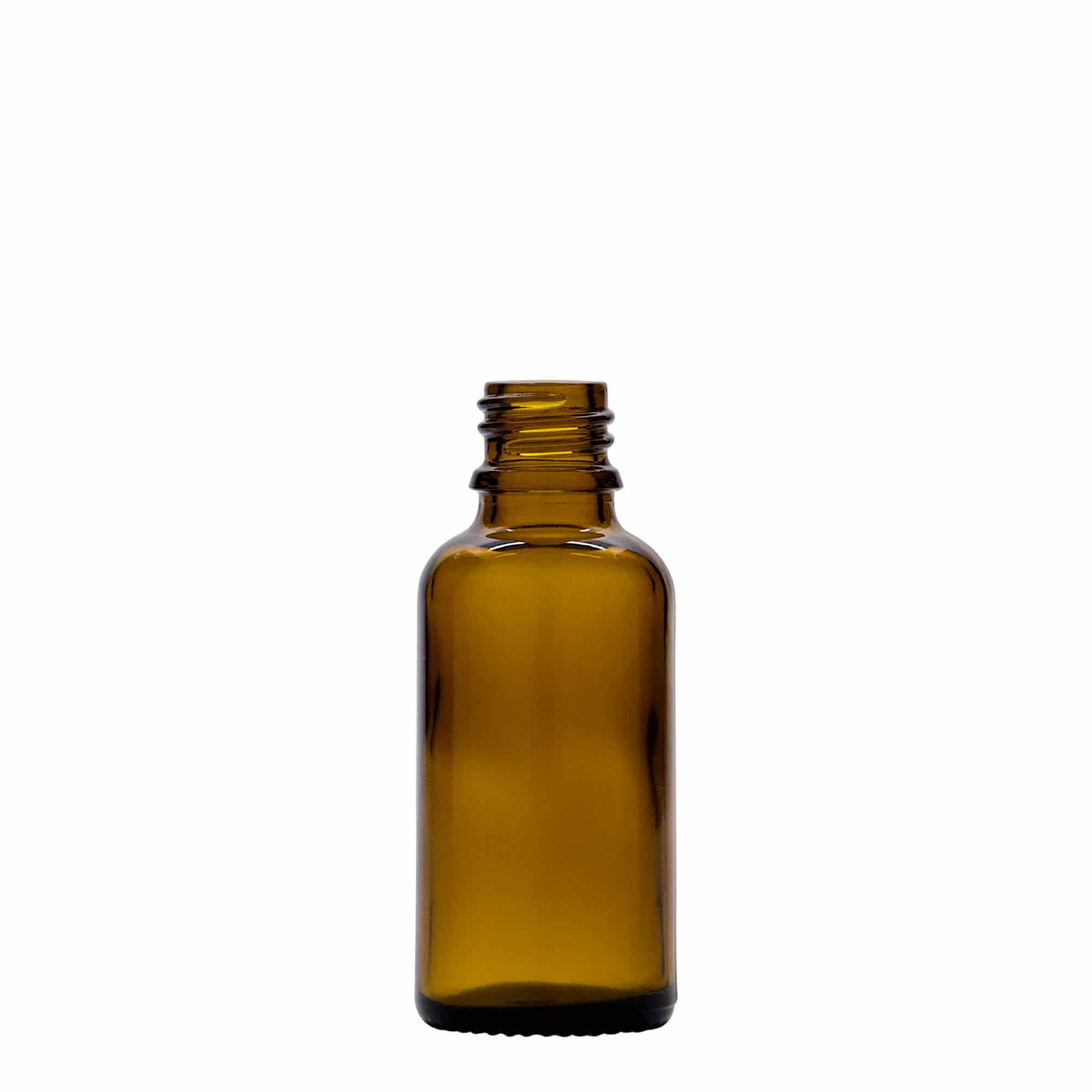 30 ml medicinflaska med lotionpump, glas, brun, mynning: DIN 18 30 ml medicinflaska med lotionpump, glas, brun, mynning: DIN 18