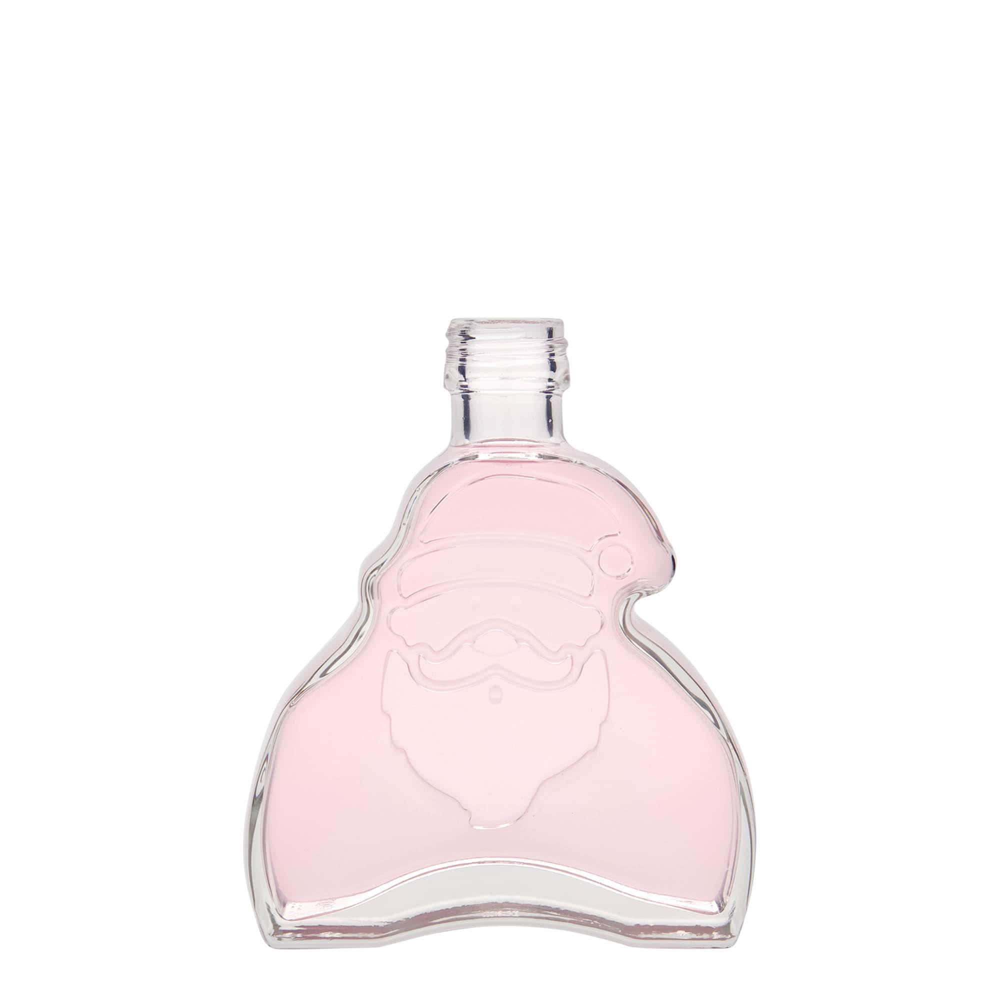 200 ml glasflaska 'Jultomten', öppning: PP 28