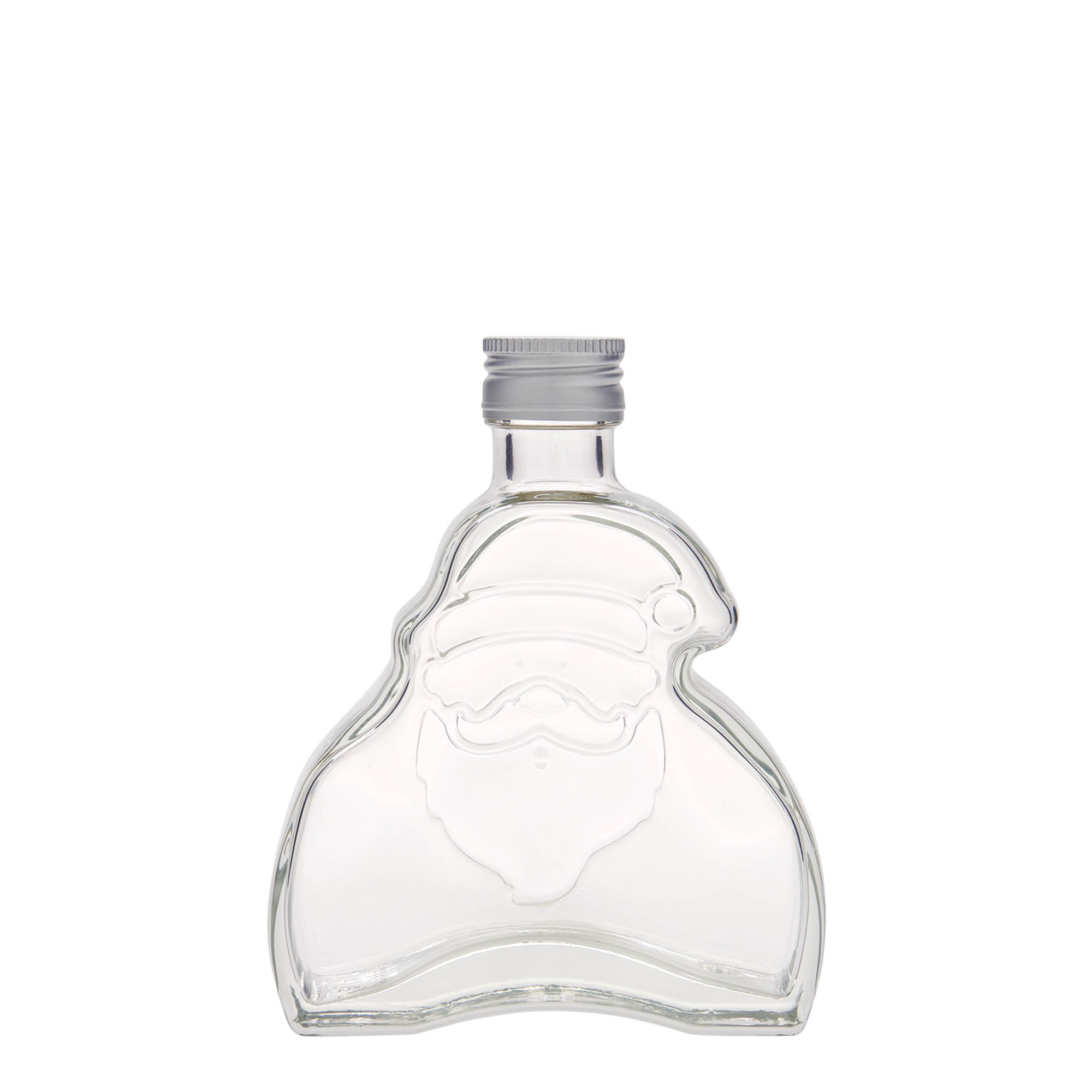 200 ml glasflaska 'Jultomten', öppning: PP 28