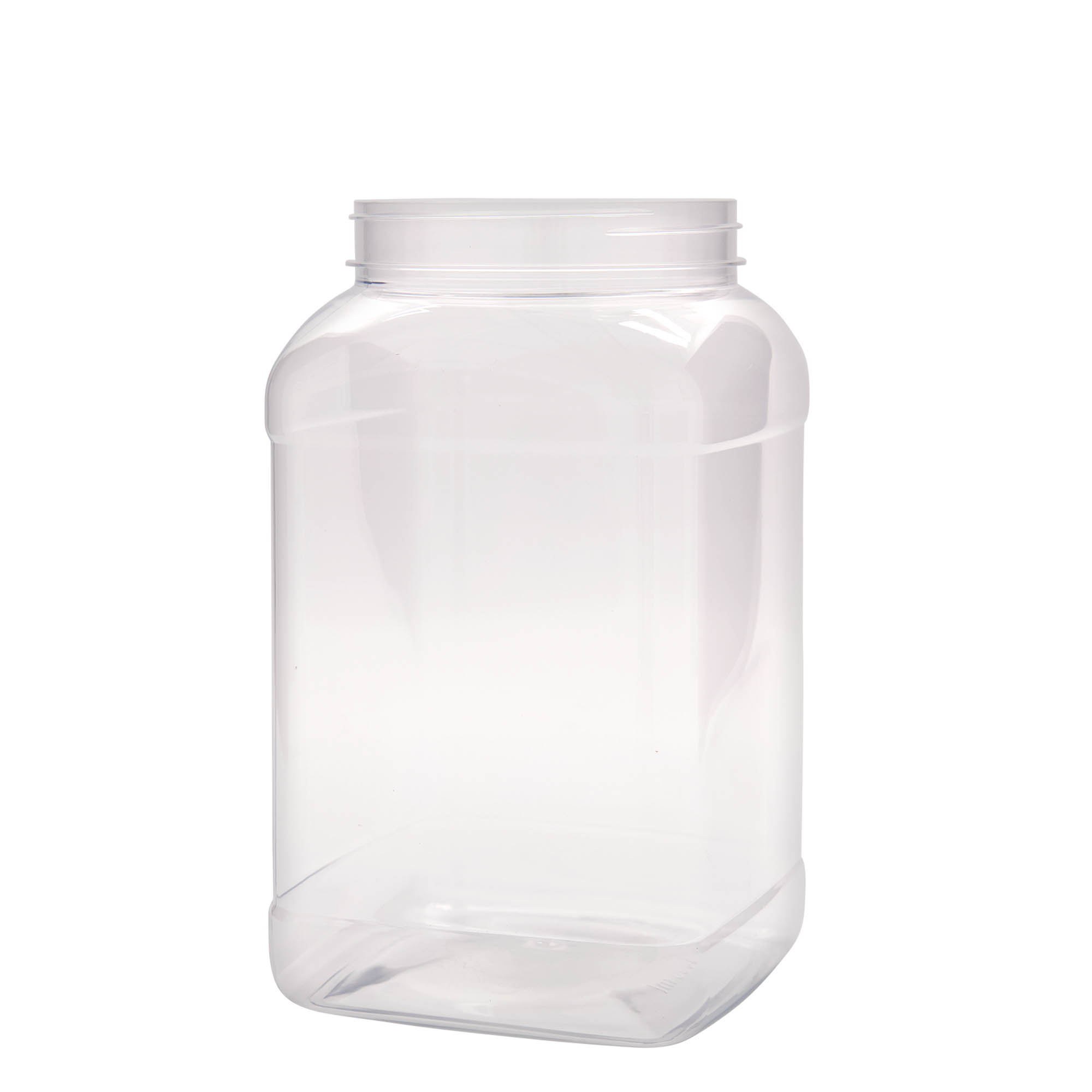 3.000 ml PET-burk 'Dana', fyrkantig, plast, öppning: 110/400