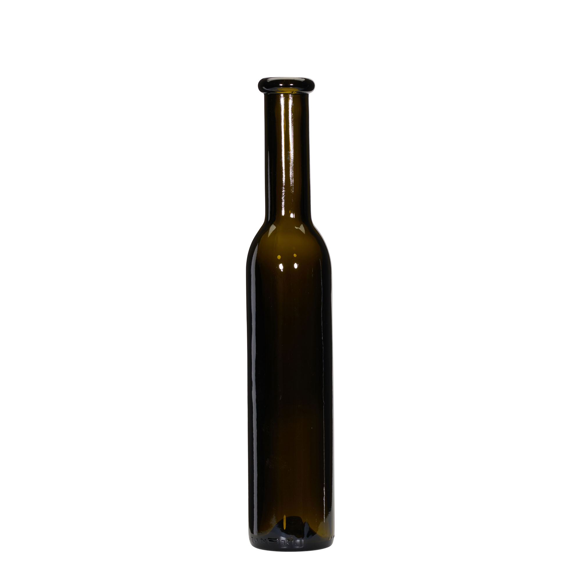 250 ml glasflaska 'Rocky', antikgrön, öppning: kork