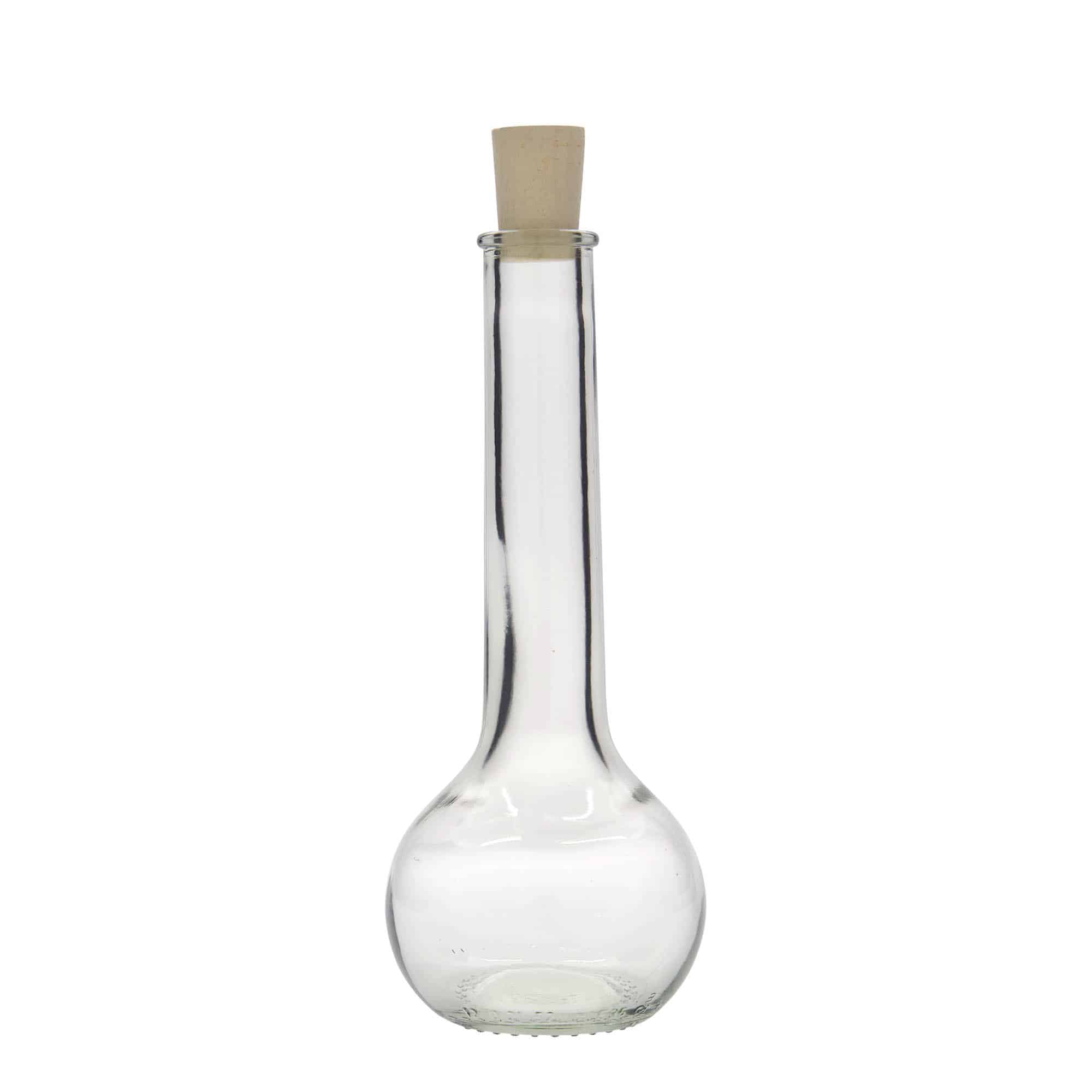 200 ml glasflaska 'Tulipano', mynning: kork
