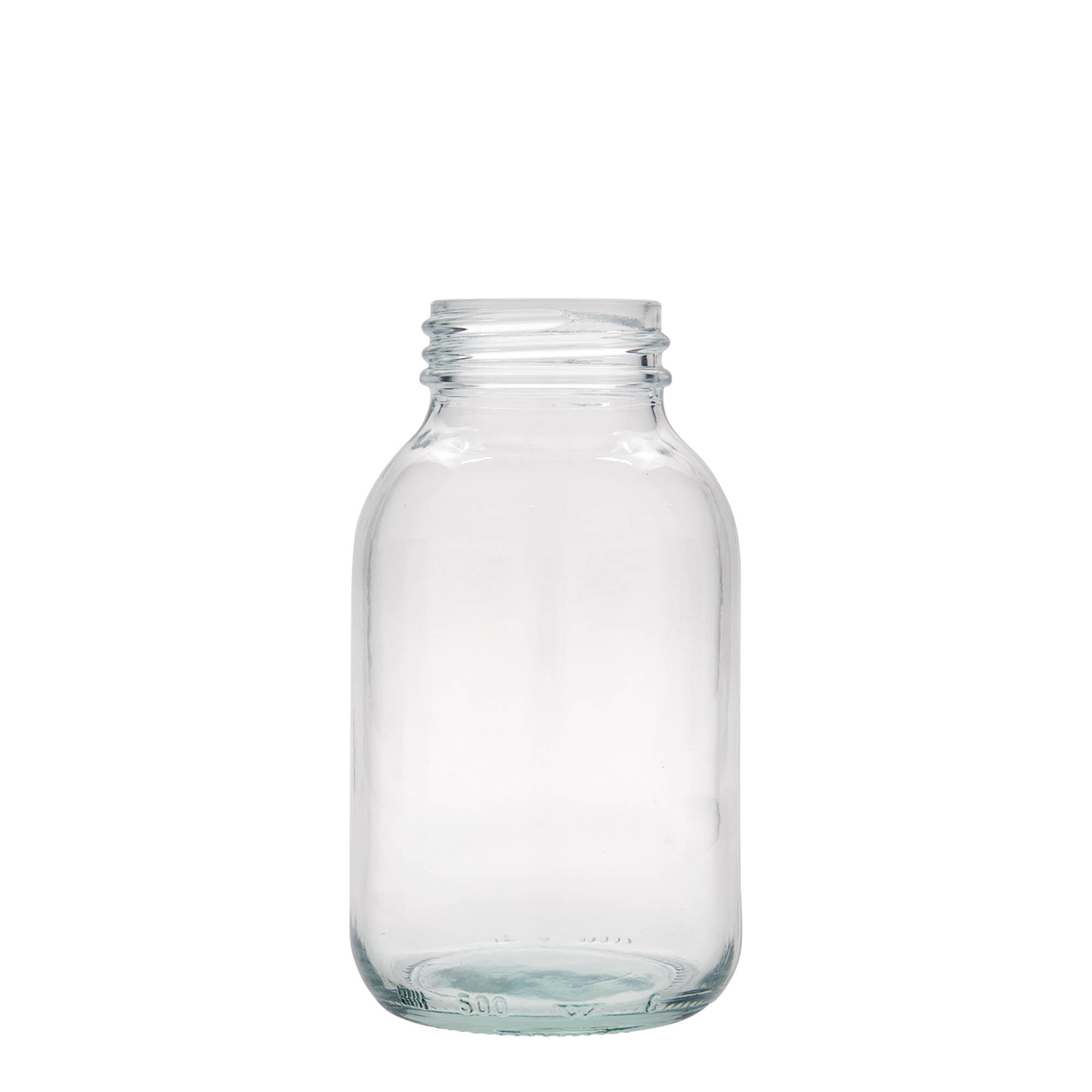 500 ml vid halsglas, mynning: DIN 55 500 ml vid halsglas, mynning: DIN 55