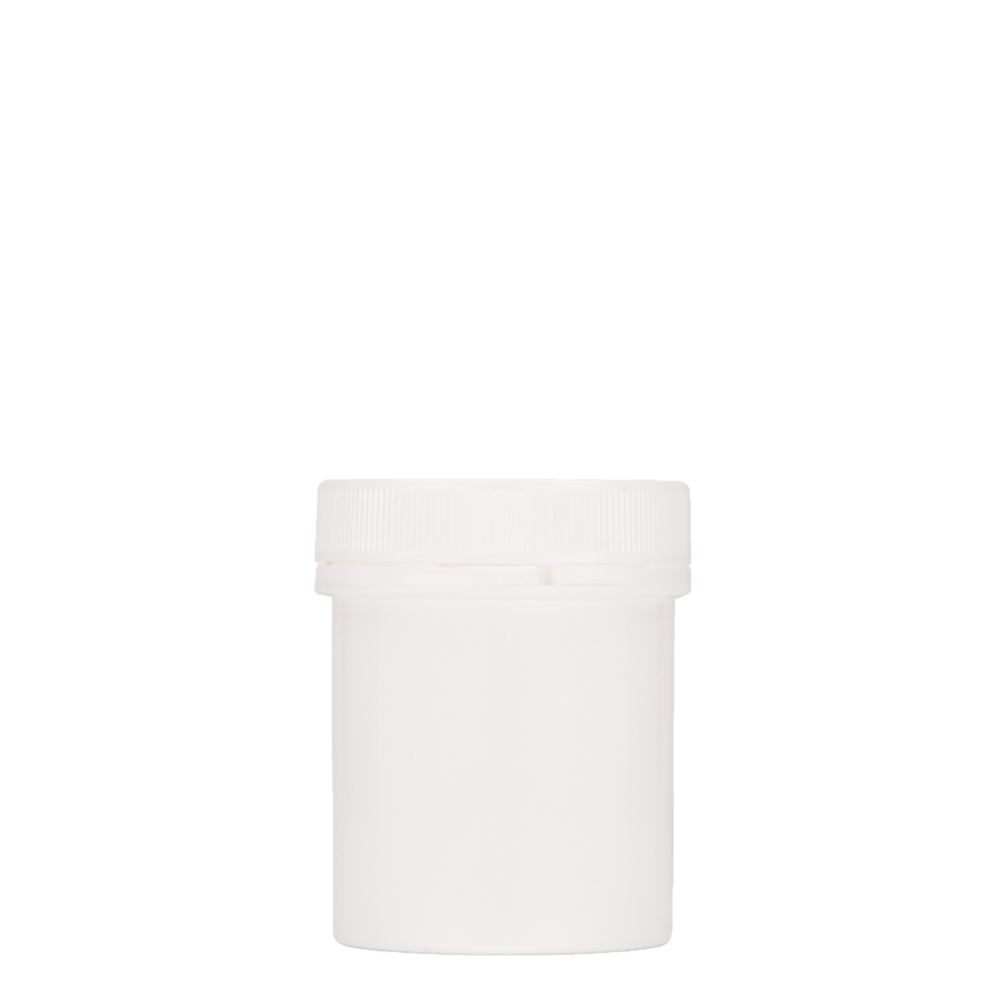 150 ml plastburk 'Securilock', PP, vit, öppning: skruvlock 150 ml plastburk 'Securilock', PP, vit, öppning: skruvlock