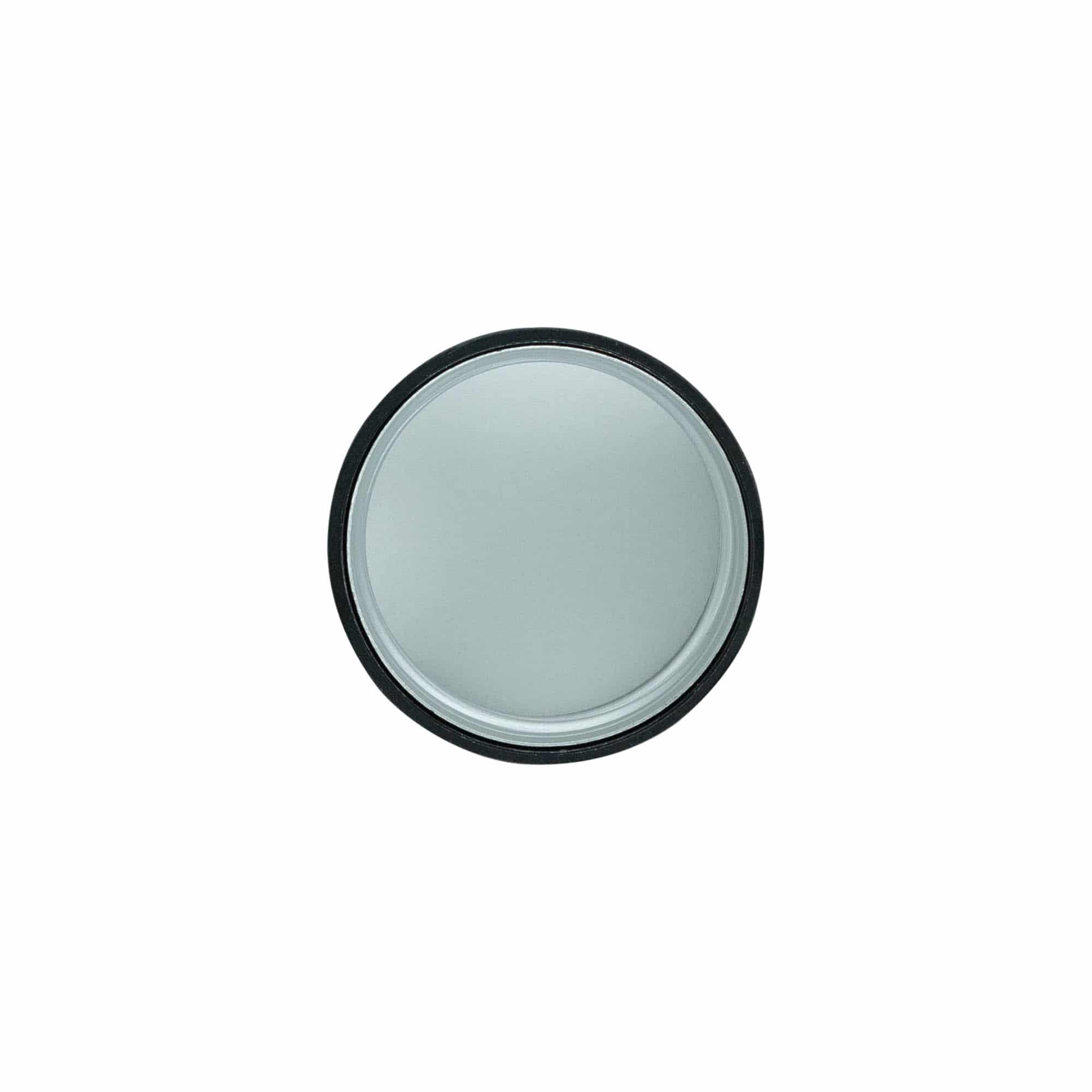 Skruvlock, metall-plast, svart, för mynning: PP 31,5