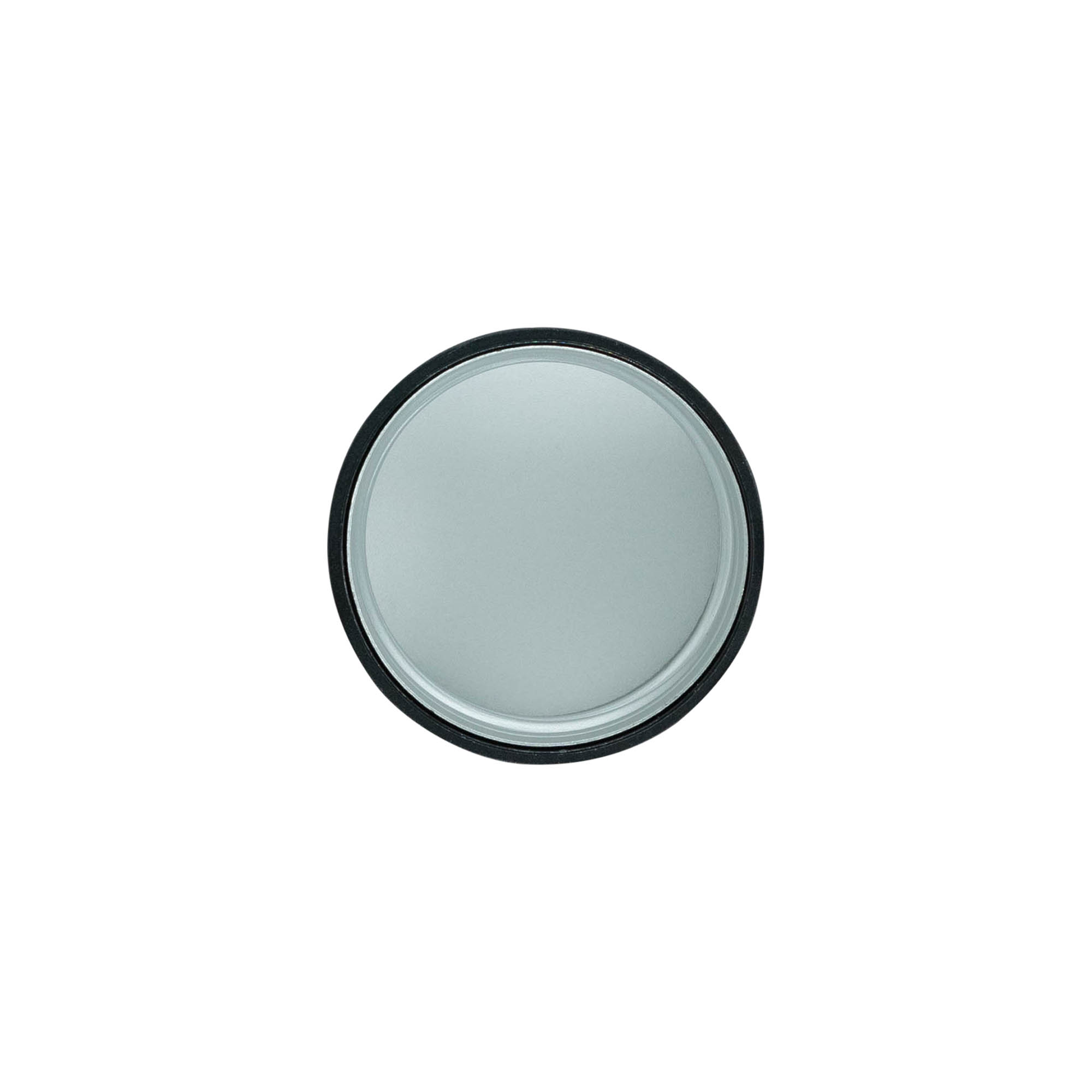 Skruvlock, metall-plast, svart, för mynning: PP 31,5