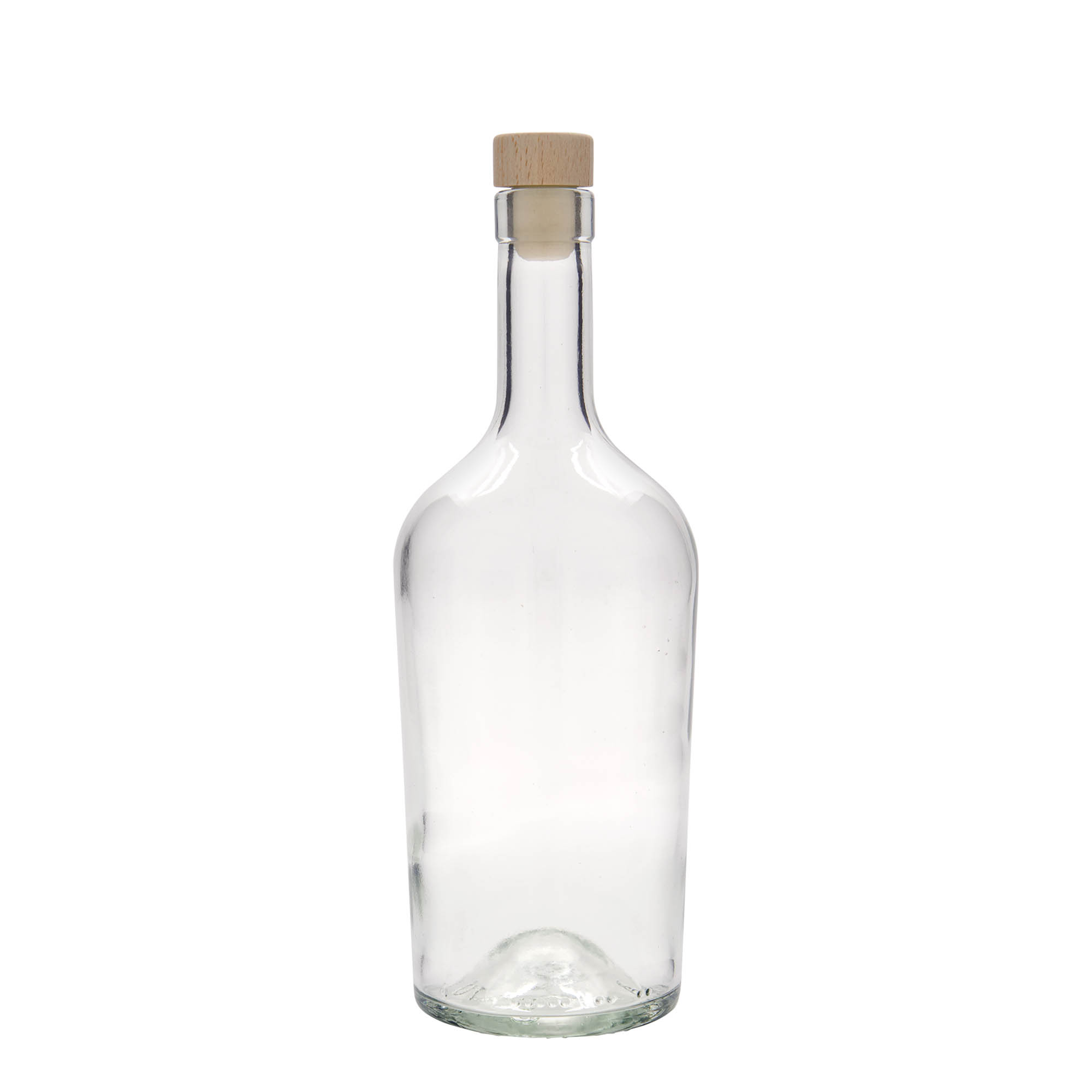 700 ml glasflaska 'Margarethe', öppning: kork 700 ml glasflaska 'Margarethe', öppning: kork