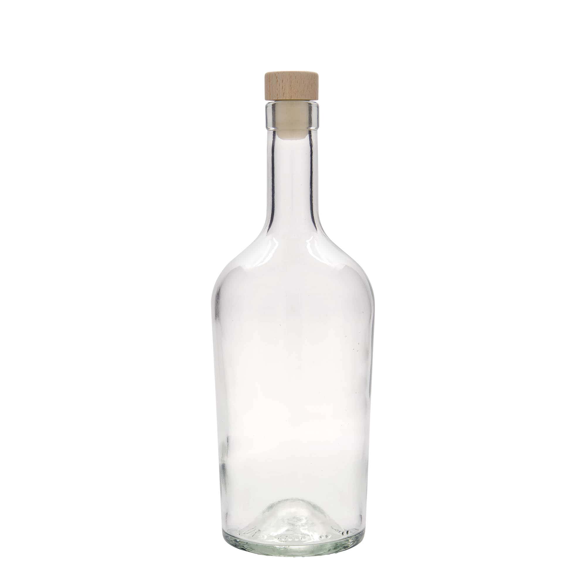 700 ml glasflaska 'Margarethe', öppning: kork 700 ml glasflaska 'Margarethe', öppning: kork