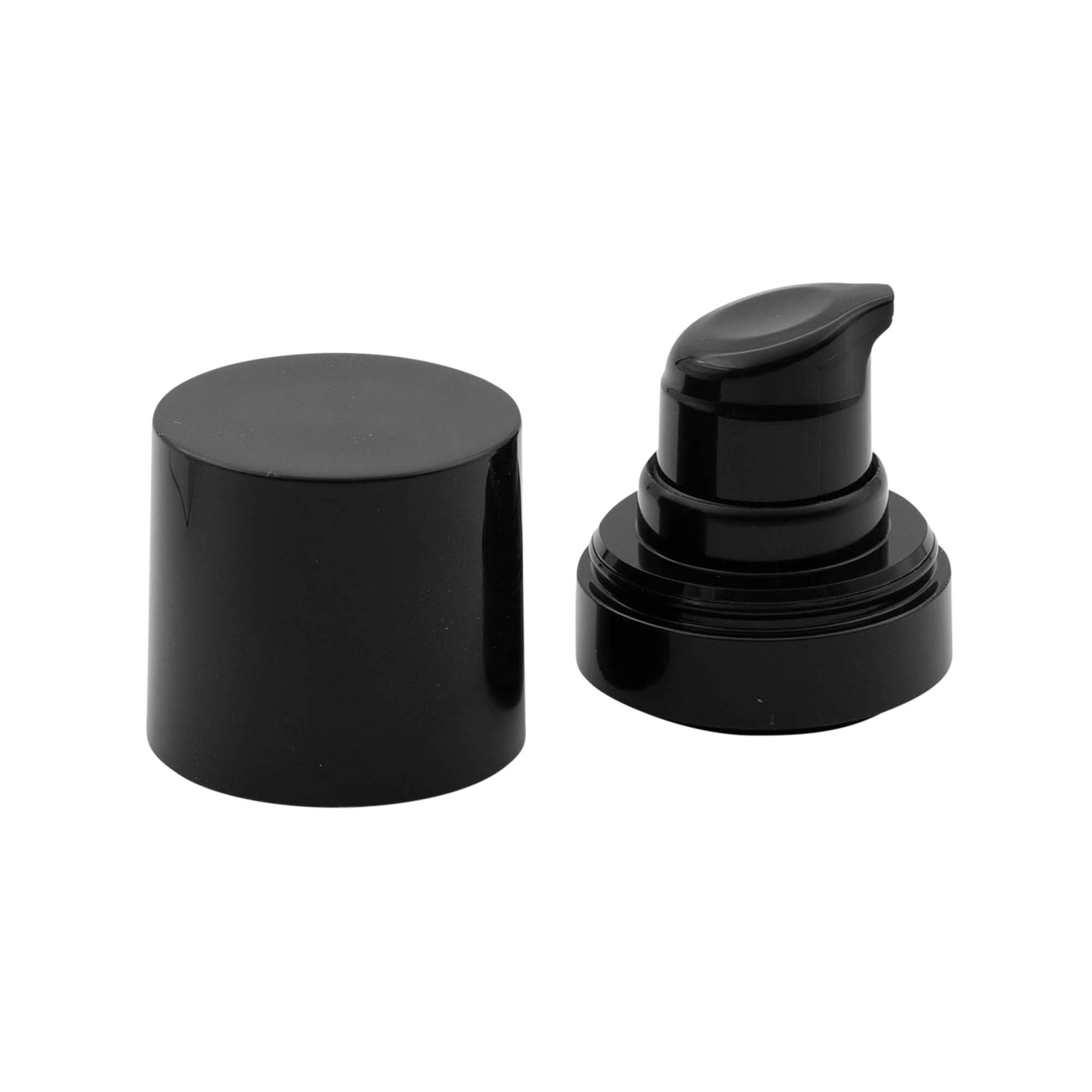 Airless-dispenserpumphuvud 'Micro', PP-plast, svart Airless-dispenserpumphuvud 'Micro', PP-plast, svart